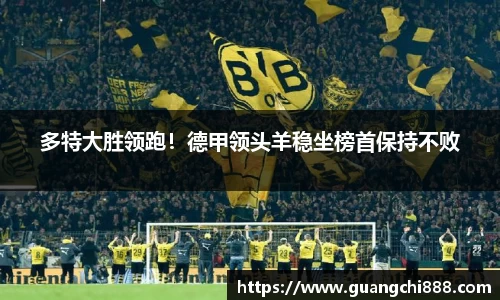 多特大胜领跑！德甲领头羊稳坐榜首保持不败